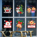 Factory Price Christmas Removable Decoration Decal Wall Sticker